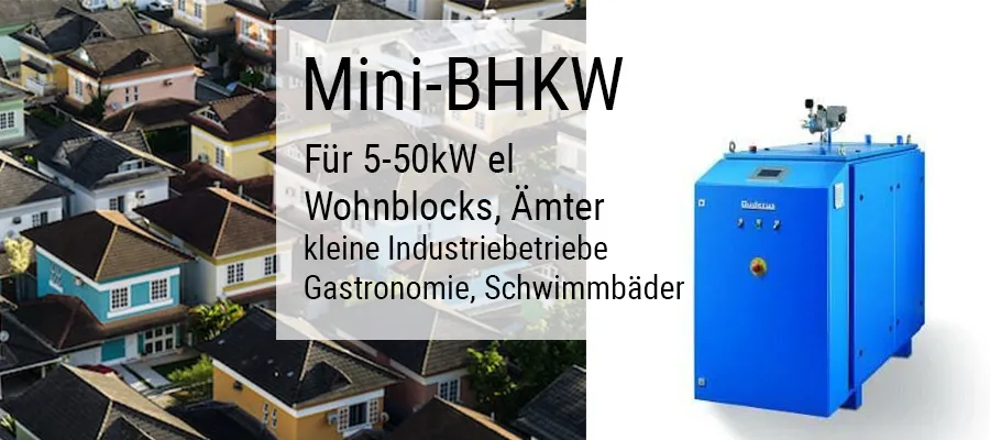 Mini-BHKW Anwendung